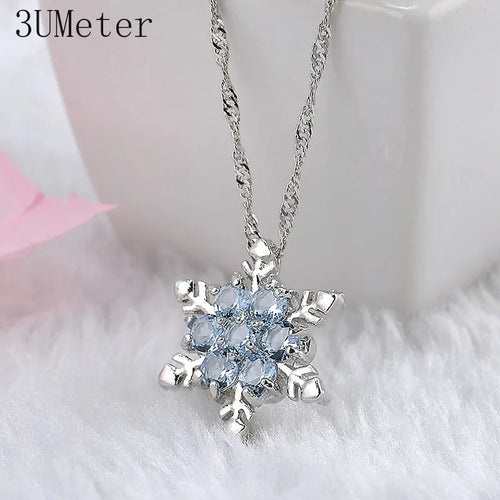 Snowflake Charm Necklace Set WEM Support (www.WEM.support)