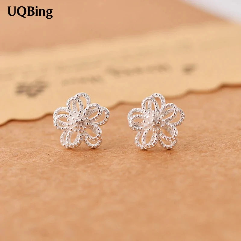 Hibiscus Style Stud Simple Earrings WEM Support (www.WEM.support)