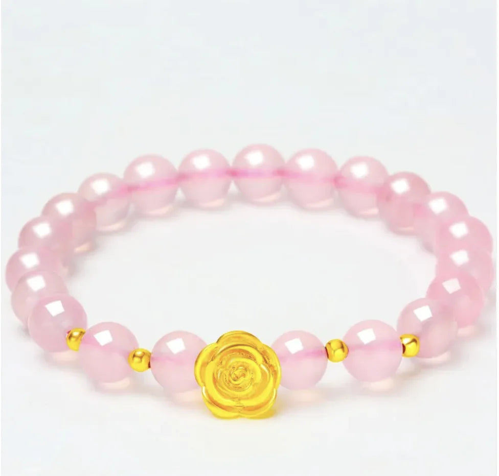 Vietnam Sand Gold Obsidian Bracelet for Men and Women WEM Support (www.WEM.support)