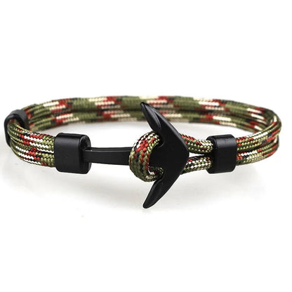 Paracord Whale Tail Hope Bracelet WEM Support (www.WEM.support)