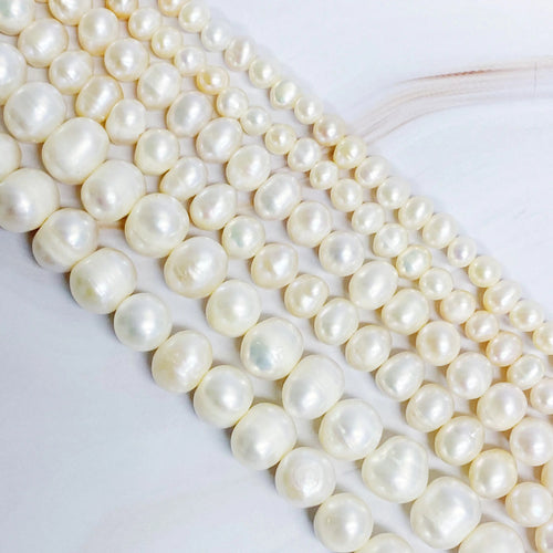 Clover Clasp Genuine Pearl Necklace WEM Support (www.WEM.support)