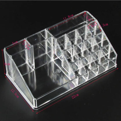 Acrylic Transparent Makeup Organizer WEM Support (www.WEM.support)