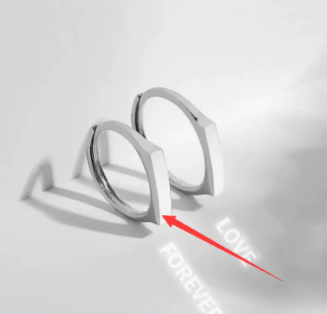 S925 Sterling Silver Hidden Heart Ring WEM Support (www.WEM.support)