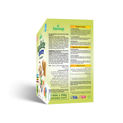 Hünnap Agubebe - Whole Wheat Goat Milk Baby Biscuit 400 gr WEM Support (www.WEM.support)