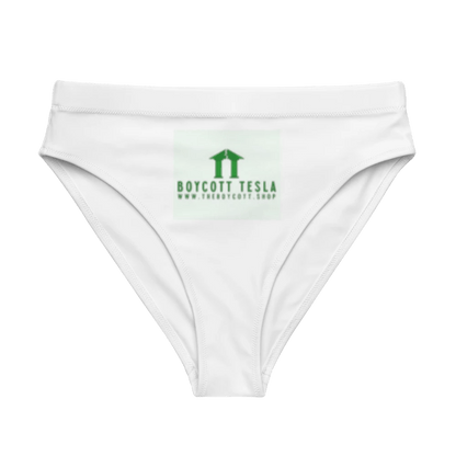 Eco - Friendly High - Rise Print Bikini Bottom - Catch Cards