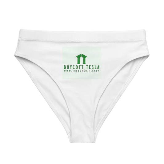 Eco - Friendly High - Rise Print Bikini Bottom - Catch Cards