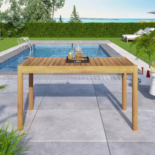 Solid Wood Dining Table WEM Support (www.WEM.support)