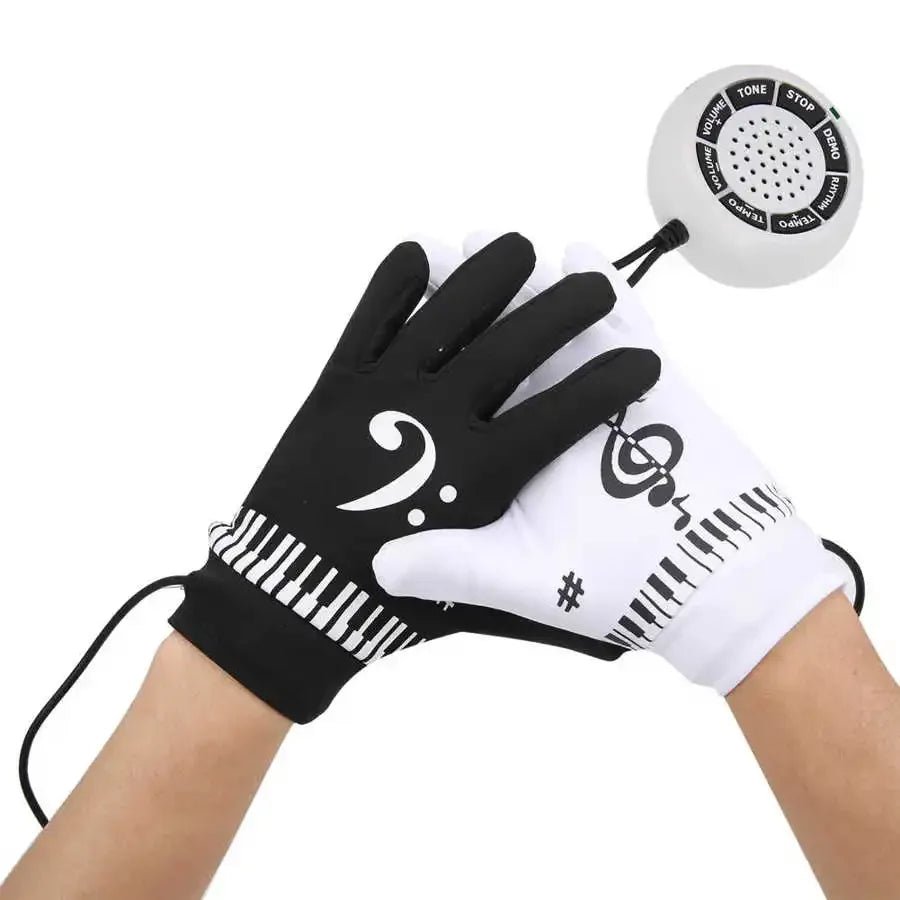Electric Piano Gloves For Interactive Music Fun - Catch Cards