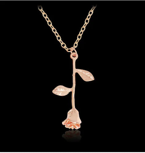 Singular Rose Necklace WEM Support (www.WEM.support)