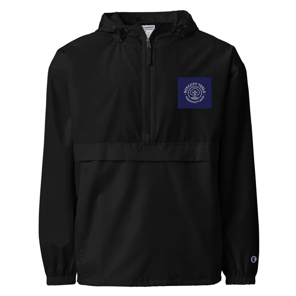 Embroidered Champion Packable Jacket - Catch Cards