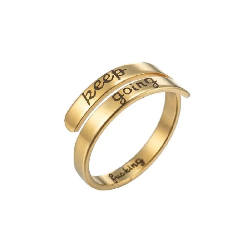 Engraved Adjustable Ring - Catch Cards