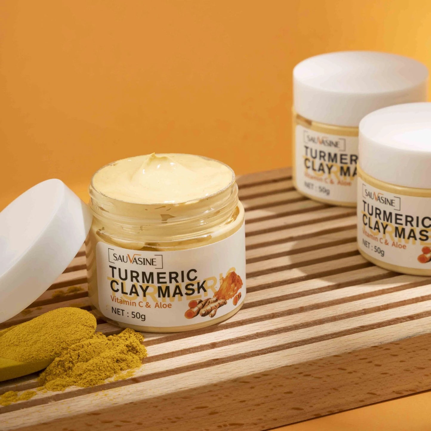 Turmeric Clay Mask Hydrating Moisturizing WEM Support (www.WEM.support)