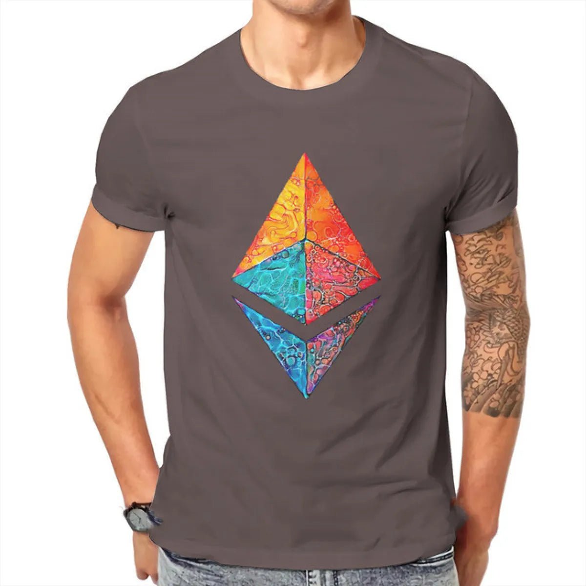 Ethereum Crypto Cotton Tee - Catch Cards
