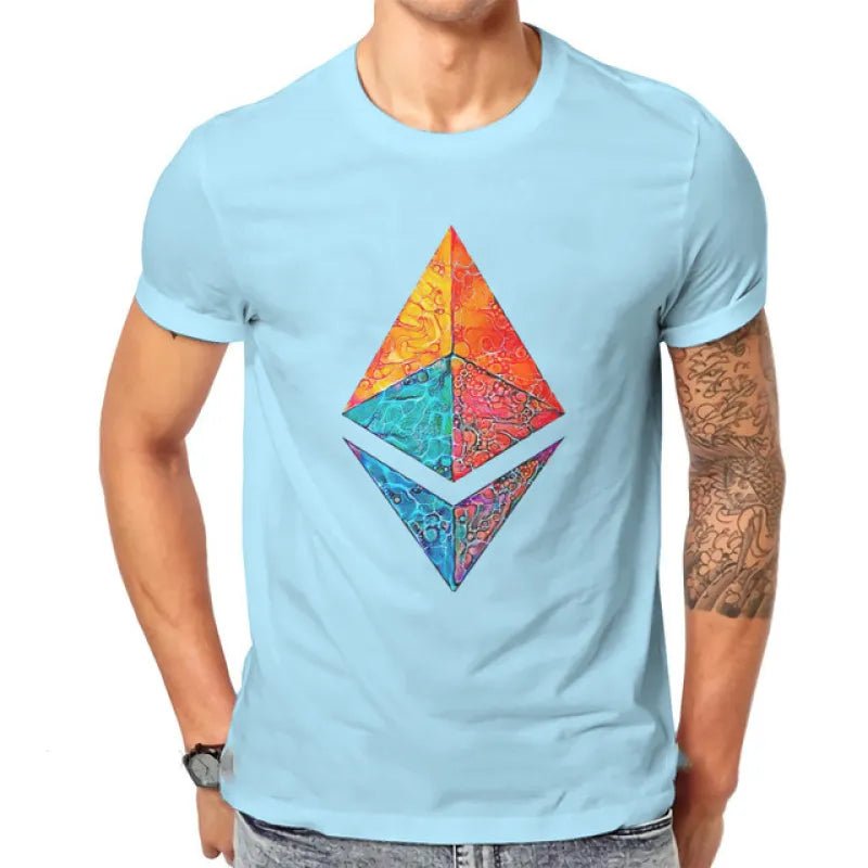 Ethereum Crypto Cotton Tee - Catch Cards