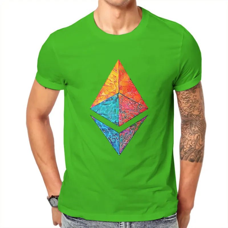 Ethereum Crypto Cotton Tee - Catch Cards