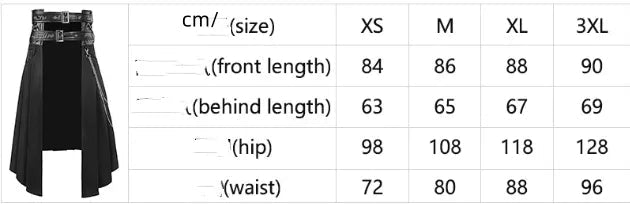 European And American Dark Rock Ashes Gothic Skirt - Catch Cards