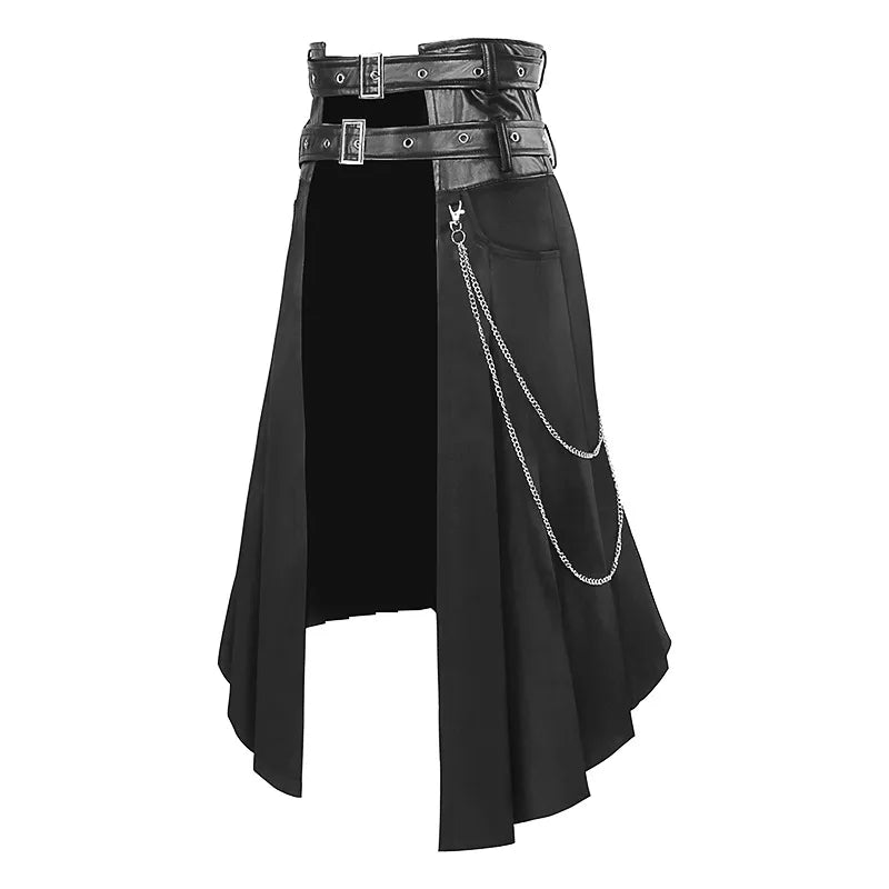 European And American Dark Rock Ashes Gothic Skirt - Catch Cards