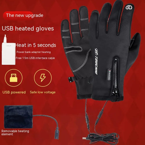 USB Heating Men's Gloves WEM Support (www.WEM.support)