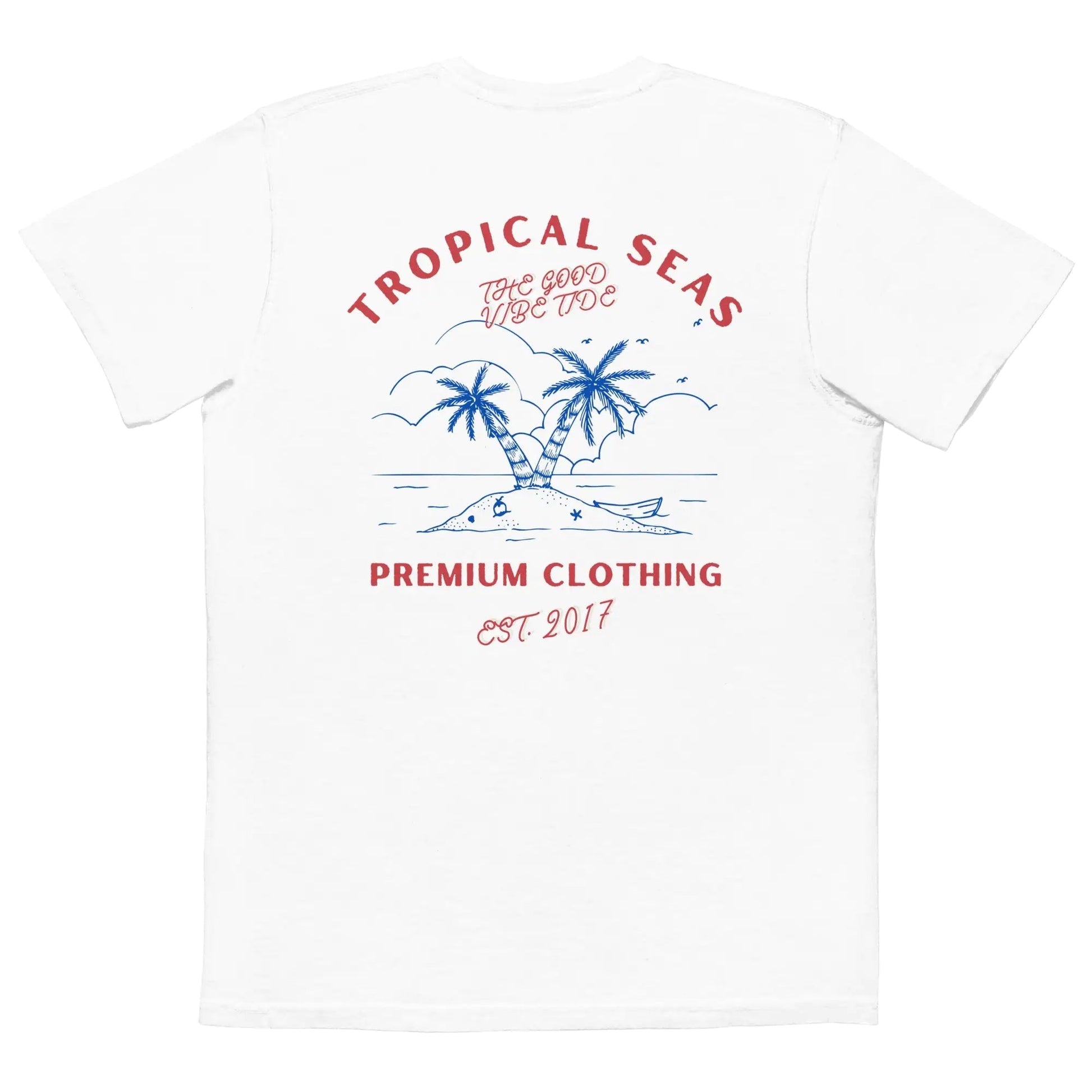 Tropical 4th of July Pocket T-shirt WEM Support (www.WEM.support)