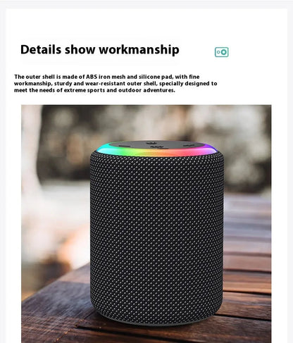 Outdoor Waterproof Bluetooth Speaker Cylinder WEM Support (www.WEM.support)