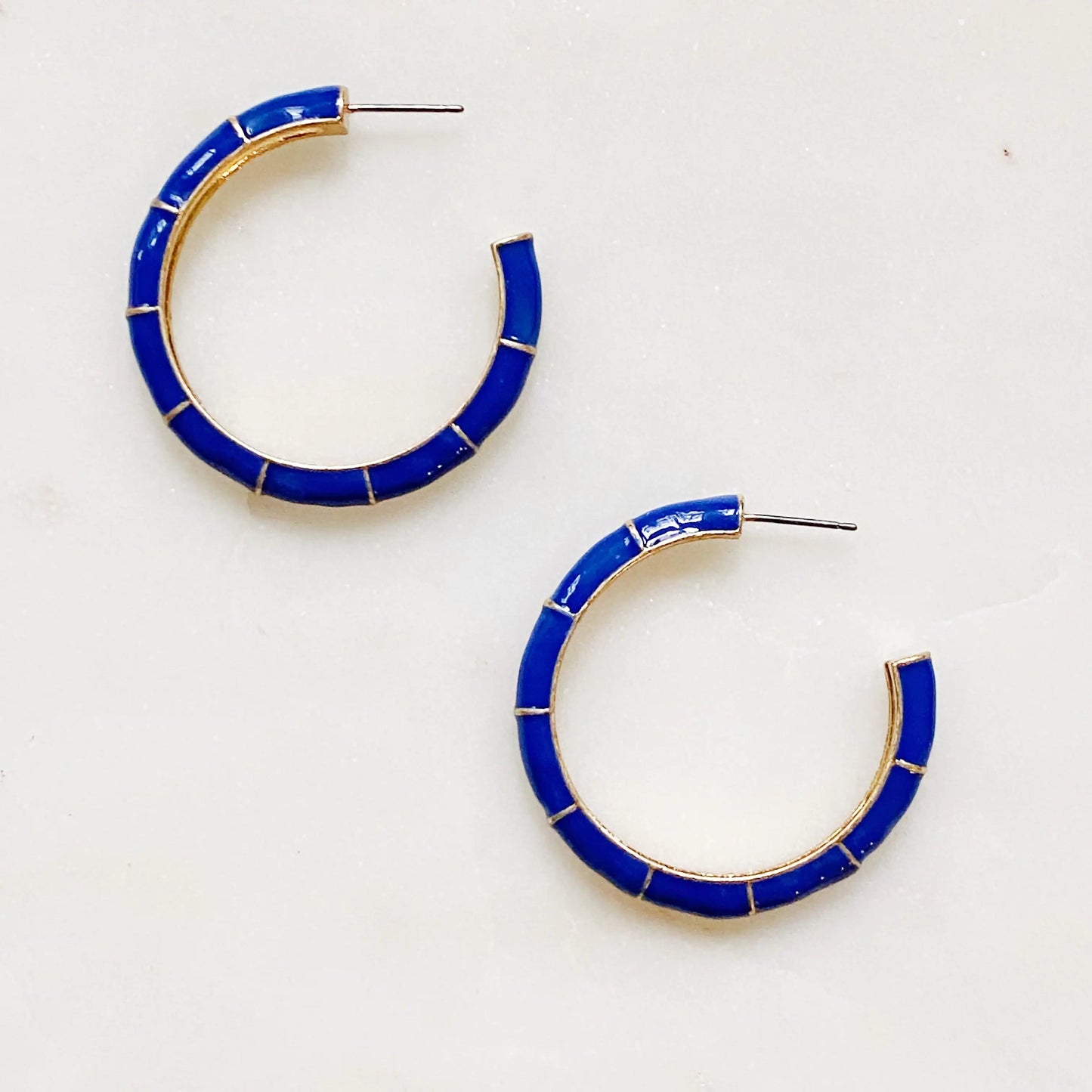Candy Drop Colored Hoop Earrings WEM Support (www.WEM.support)