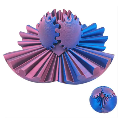 Bola de Engrenagem de Impressão 3D Rotatória