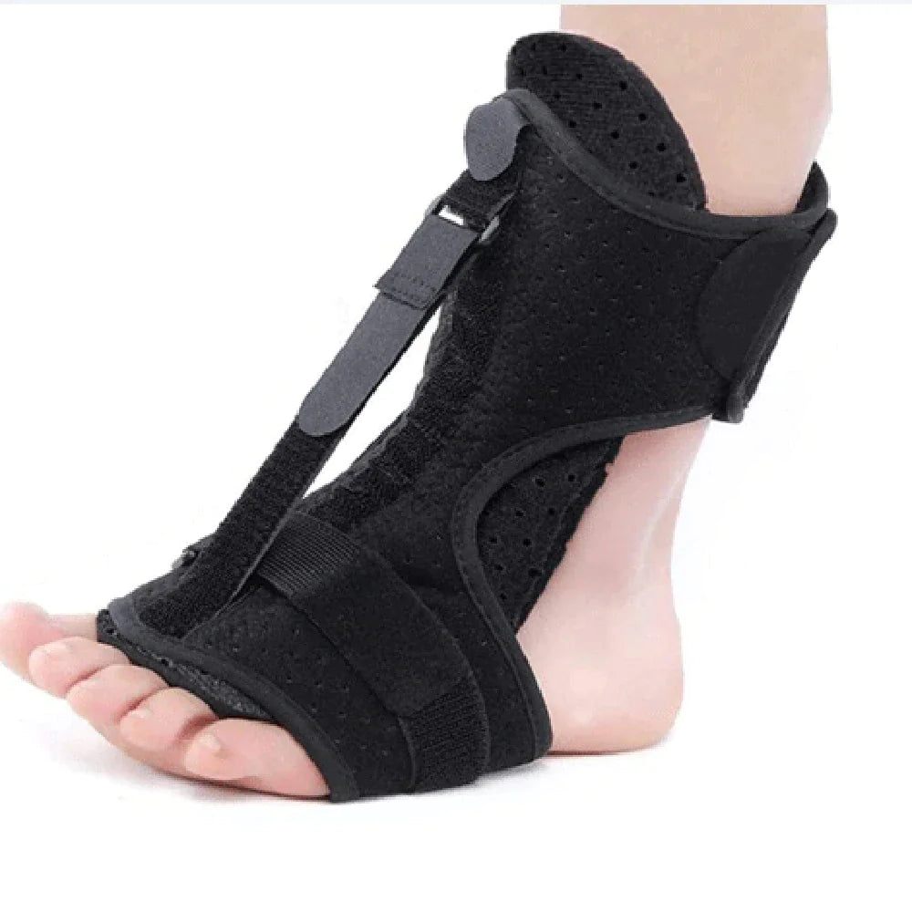 Plantar Fasciitis Night Splint Adjustable Foot Drop Ankle Brace Support Toe Pain WEM Support (www.WEM.support)