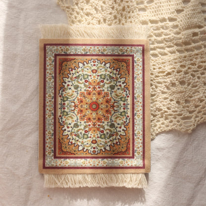 Persian Carpet Mouse Pad & Coasters: Vintage Elegance