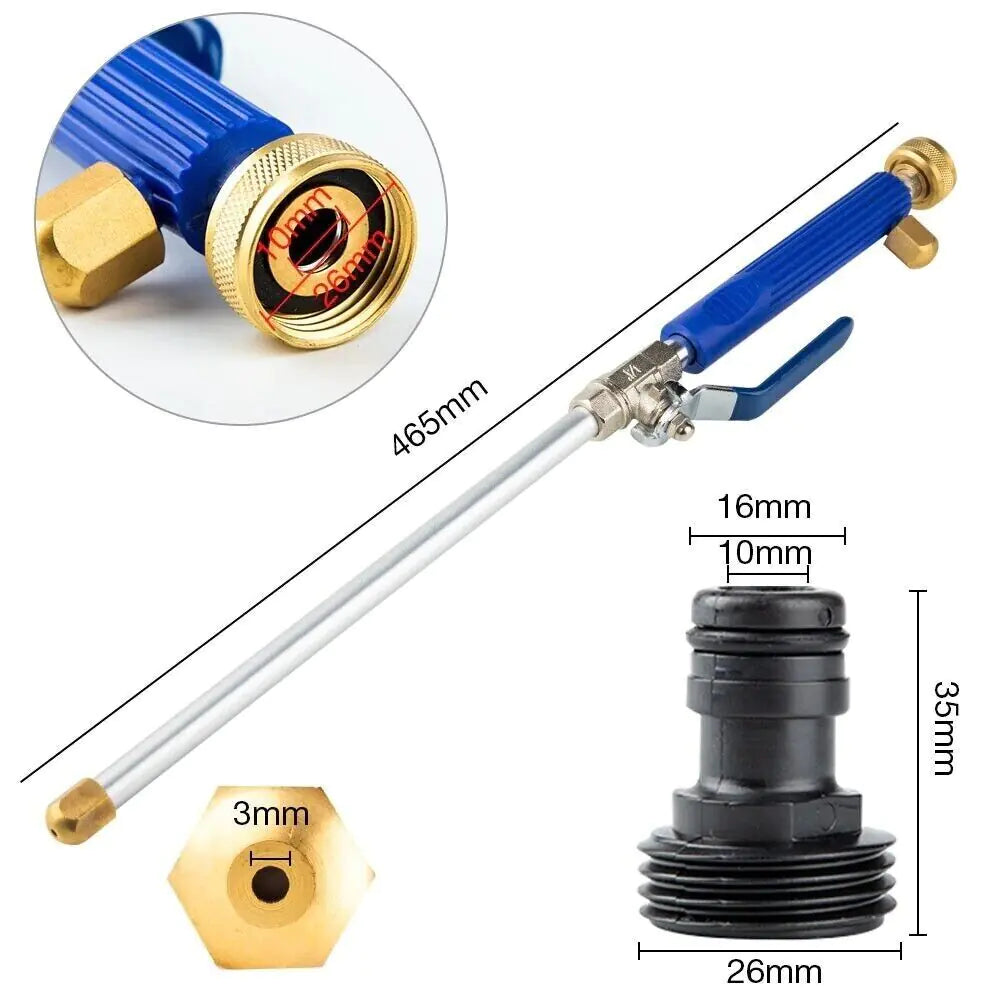 High Pressure Power Washer Water Spray Gun Nozzle Wand Attachment Garden Hose WEM Support (www.WEM.support)