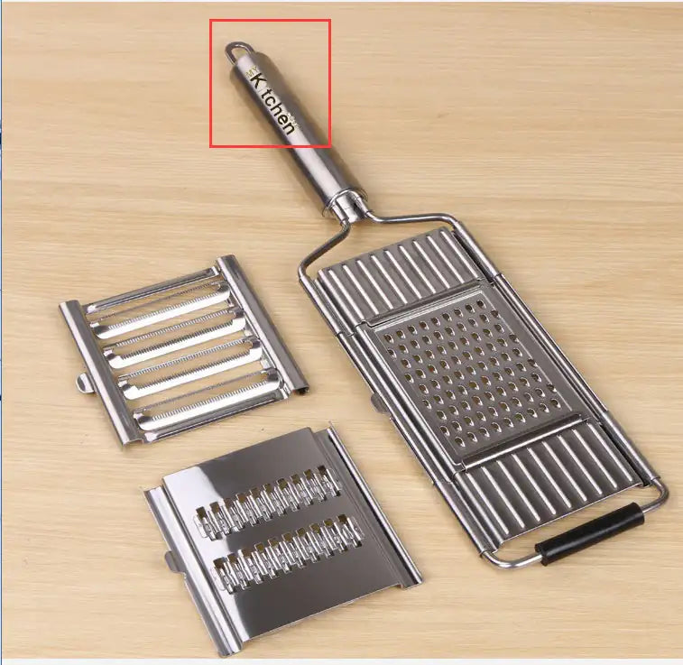 Stainless Steel Grater, Vegetable And Fruit Slicer, Peeler WEM Support (www.WEM.support)