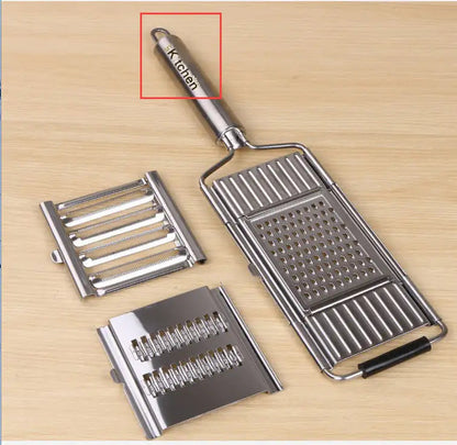 Stainless Steel Grater, Vegetable And Fruit Slicer, Peeler WEM Support (www.WEM.support)