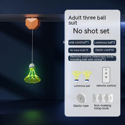 Badminton Racket Single Trainer with Automatic Rebound Swing WEM Support (www.WEM.support)