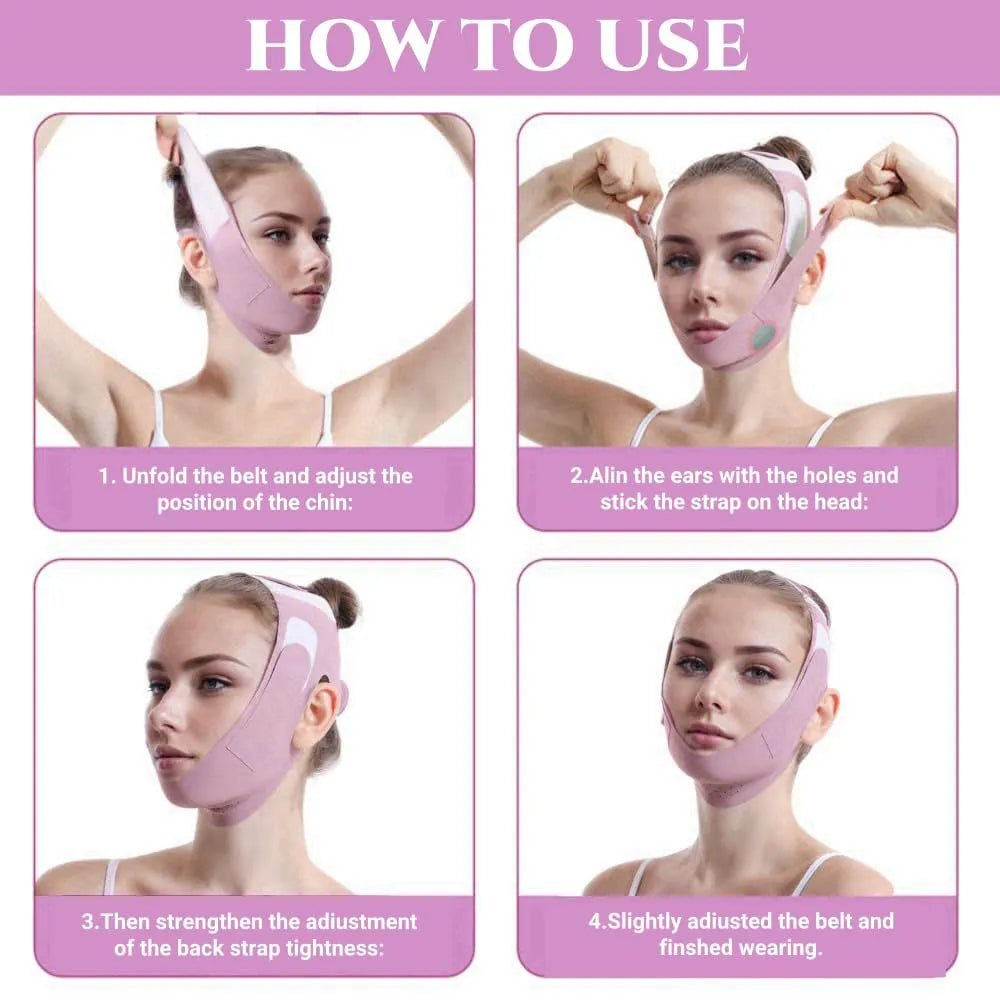 Face Lifting Mask V Face Bandage - Catch Cards