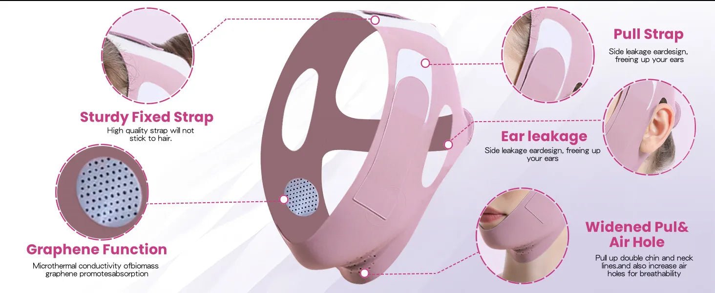 Face Lifting Mask V Face Bandage - Catch Cards