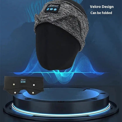 Faixa de Cabelo com Máscara de Olhos e Headset Musical Bluetooth Dupla Utilização para Dormir - Catch Cards