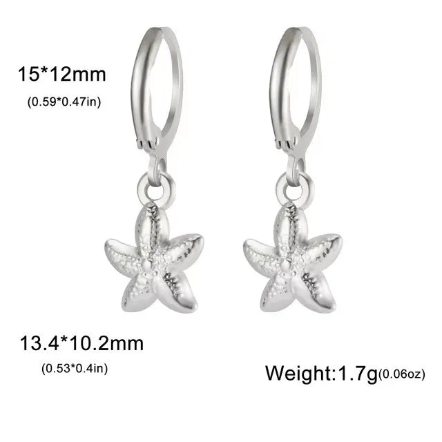 Fashion Stainless Steel Earrings - Catch Cards