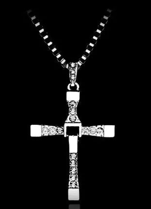 Fast And The Furious Cross Necklace - Catch Cards