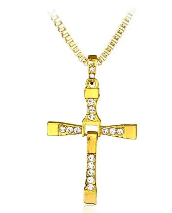 Fast And The Furious Cross Necklace - Catch Cards