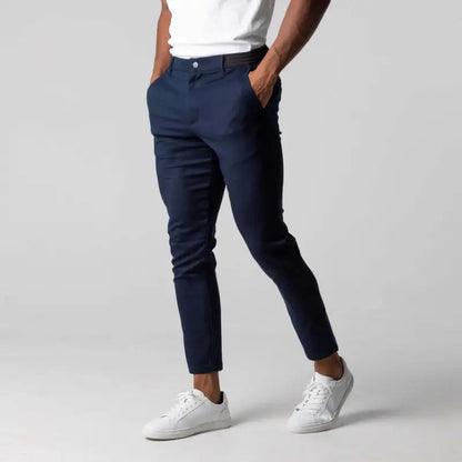 Men's Clothing Japanese Style Youth Business All-match Cotton Trousers WEM Support (www.WEM.support)