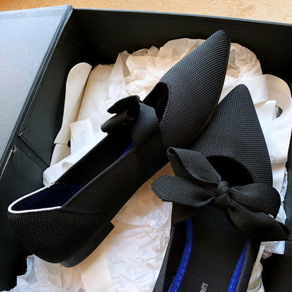 Flat Casual Boat Shoes with Bow Mary Jane Style - Catch Cards