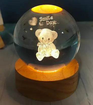 USB Crystal Ball Night Light