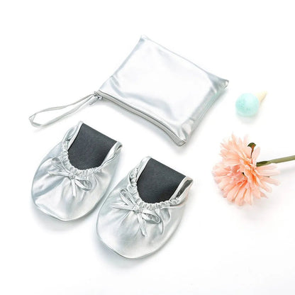 Foldable Indoor Ballet Shoes Lace - Free - Catch Cards