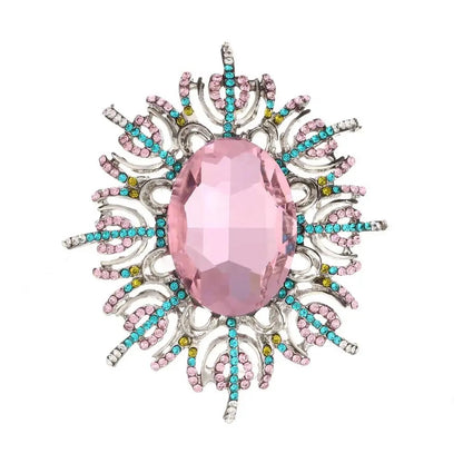 Pearly Flower Swath Brooch WEM Support (www.WEM.support)