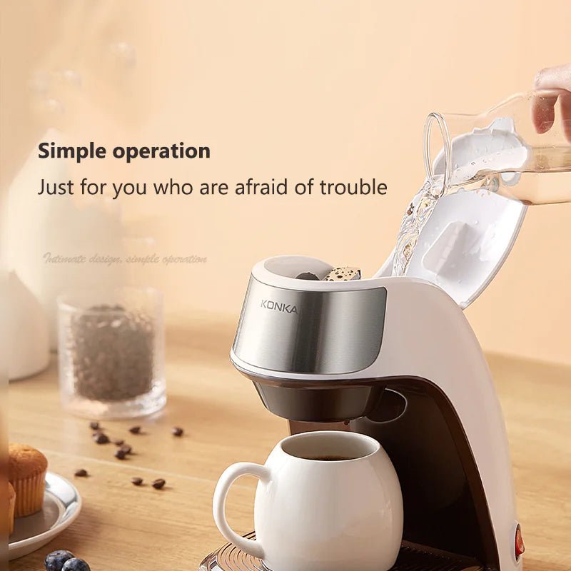 Fully Automatic Mini Coffee Machine - Catch Cards