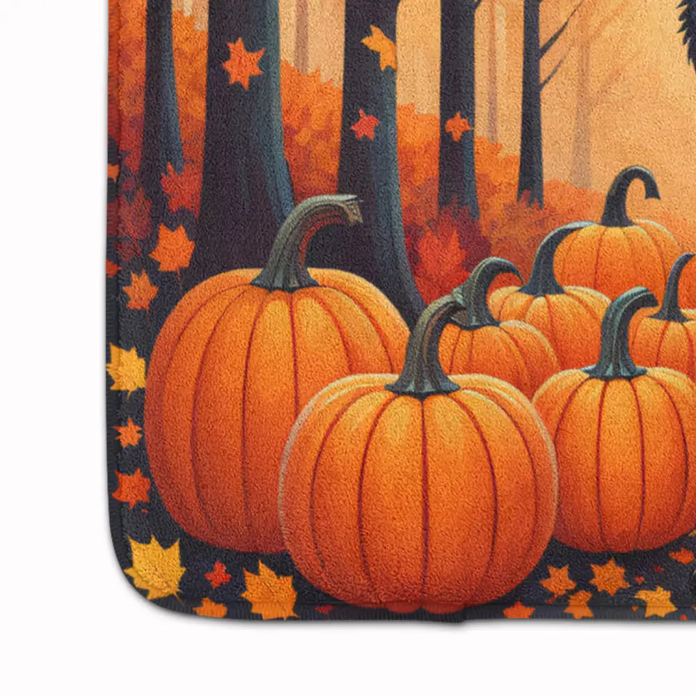 Affenpinscher Fall Memory Foam Kitchen Mat WEM Support (www.WEM.support)