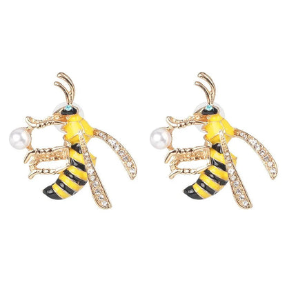 Bee Earrings WEM Support (www.WEM.support)