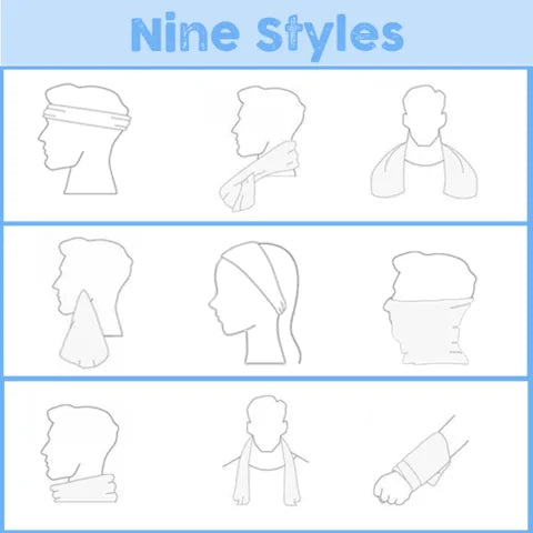 Sofort kühlendes UV-beständiges Sport-Handtuch WEM Support (www.WEM.support)