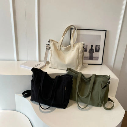 Autumn And Winter Corduroy Women's Bag WEM Support (www.WEM.support)