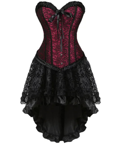 Body-Shaping Two-Piece Court Dress with Adjustable Fit WEM Support (www.WEM.support)