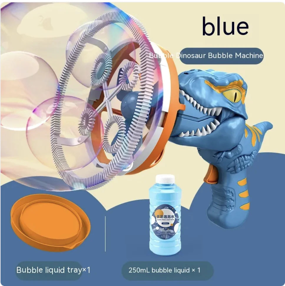 Handheld Dinosaur Bubble Blower Toy WEM Support (www.WEM.support)